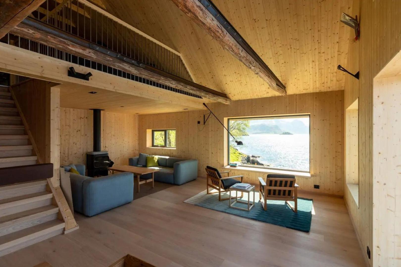 Minkfarmen, Spacious Seaside Cabin With Scenic View Ramberg Exterior foto
